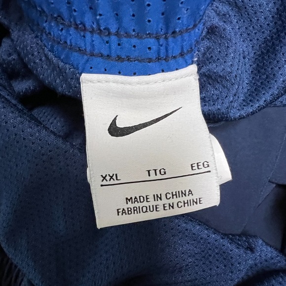 Nike Contend Volley Swim Trunks Shorts Mens 2XL Lot Bundle 2 Blue Black Bathing - Picture 6 of 15